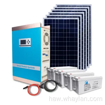 3kw kiʻekiʻe kiʻekiʻe o ka Grid Grid Hybrid Solar Power World